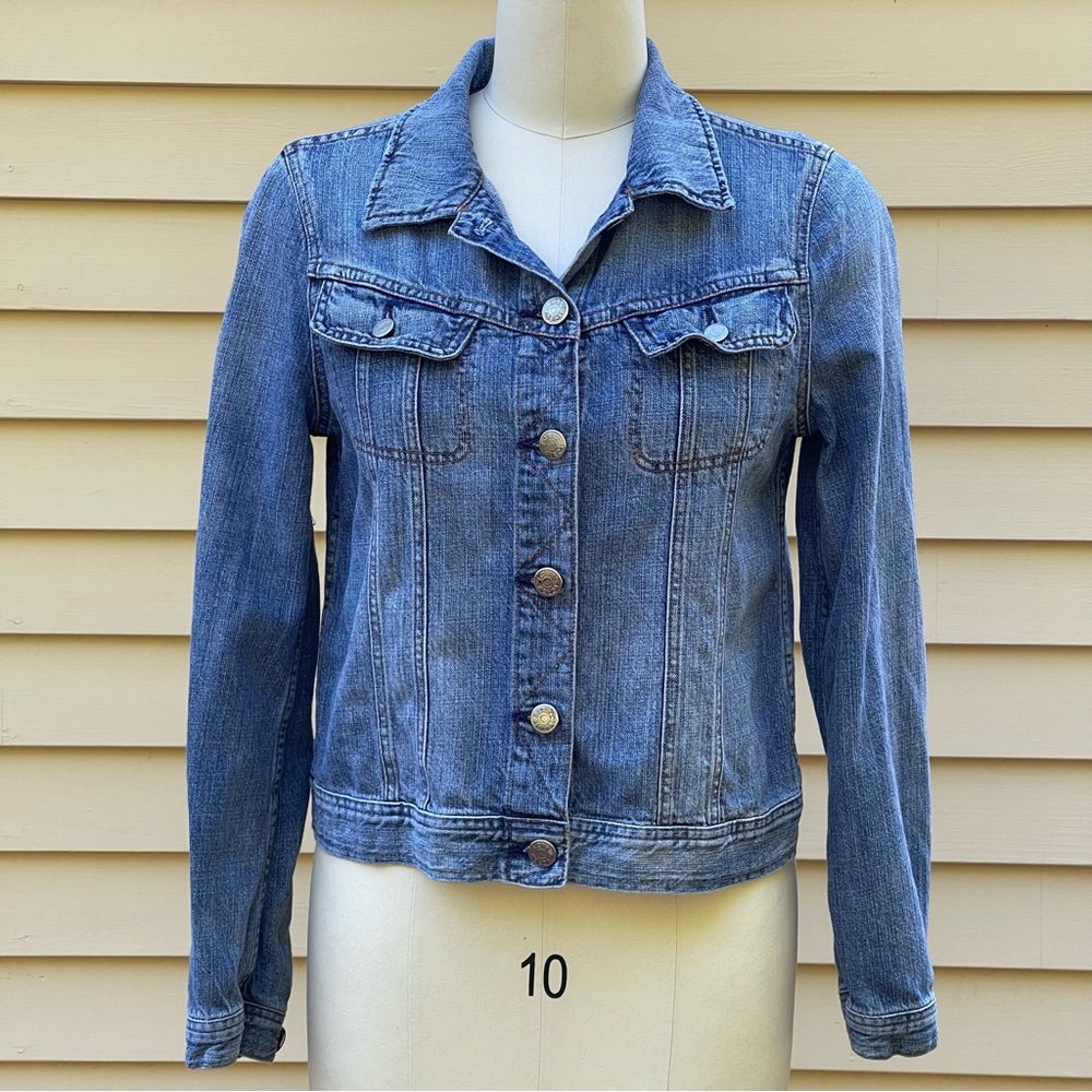 Classic Blue Denim Jacket - Women's Jean Jacket
